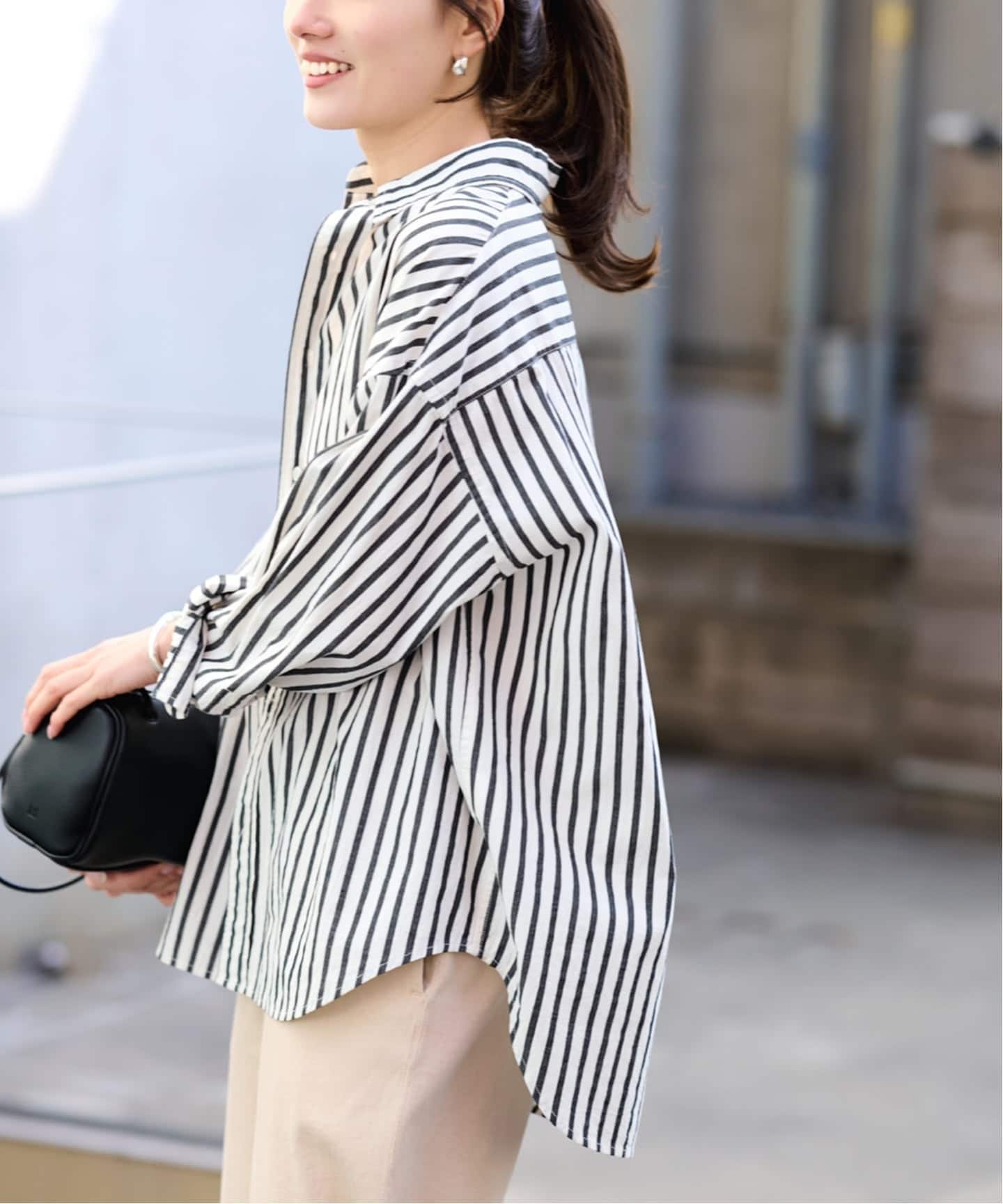 FRAMeWORK｜≪WEB限定 / 追加≫コットンストライプレギュラーカラー