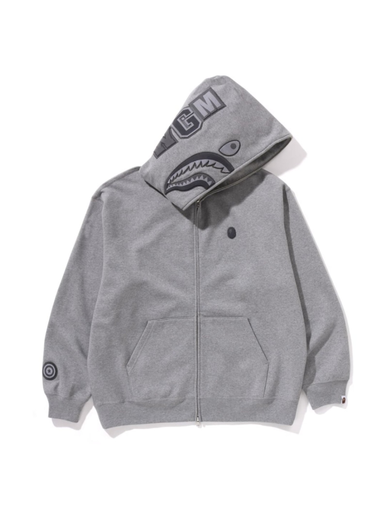 楽天市場】A BATHING APE APE HEAD ONE POINT SHARK ZIP HOODIE ア