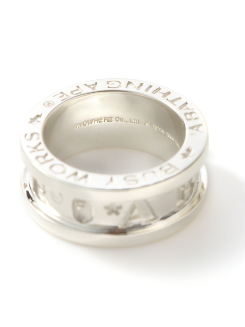 楽天市場】A BATHING APE BAPE LOGO RING ア ベイシング エイプ