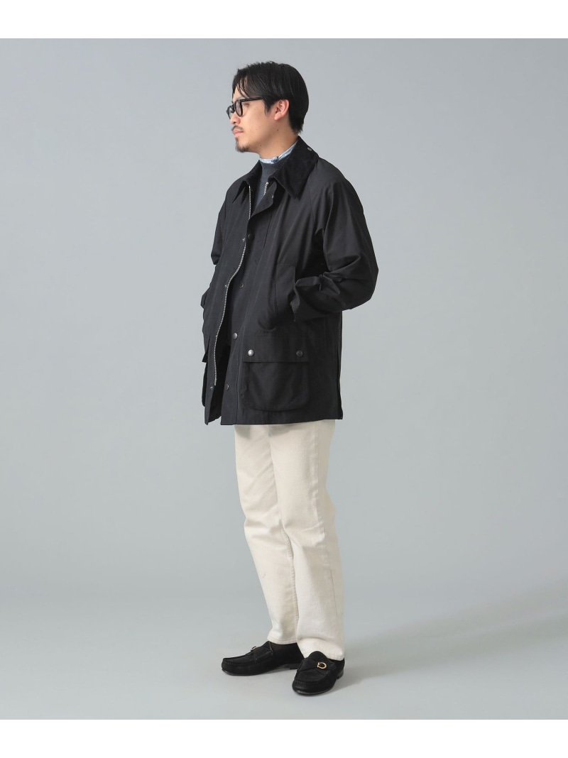 楽天市場】BEAMS F 【別注】Barbour / BEDALE CLASSIC FIT ピーチ