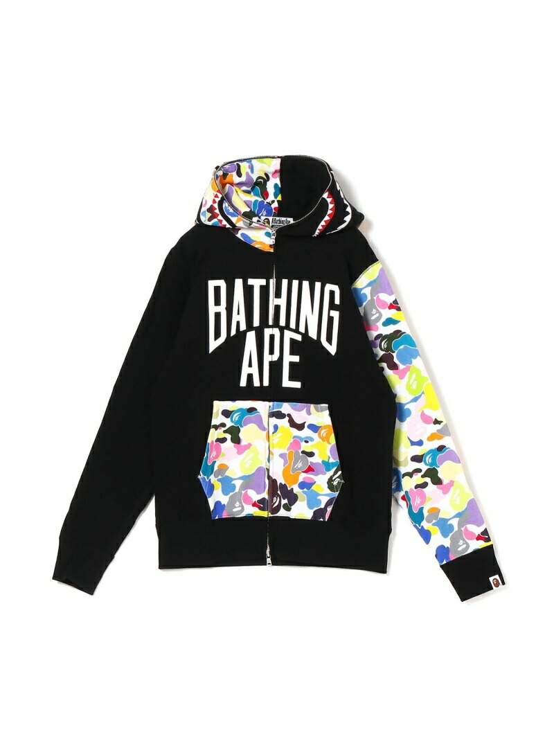 楽天市場】A BATHING APE MULTI CAMO NYC LOGO SHARK FULL ZIP HOODIE