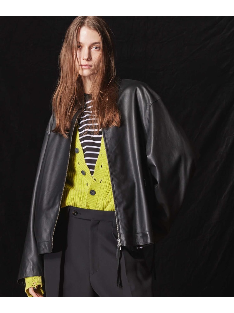 楽天市場】MAISON SPECIAL 《ユニセックスアイテム》ラムレザー