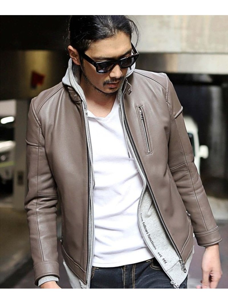 楽天市場】RATTLE TRAP シングルライダースレザージャケット メンズ