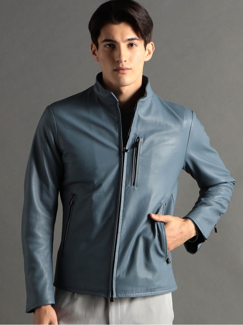 楽天市場】【SALE／20%OFF】MONSIEUR NICOLE ラムレザー ライダース