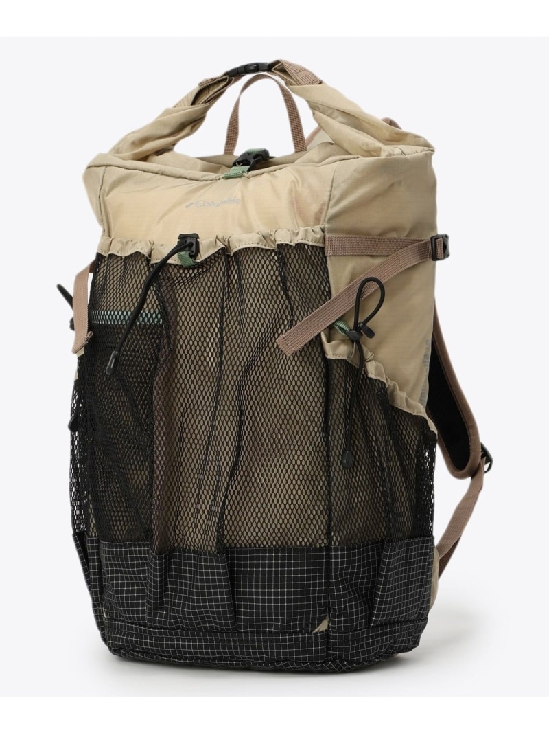 Colombia ベージュリュック ターコイズストラップ付き Colombia