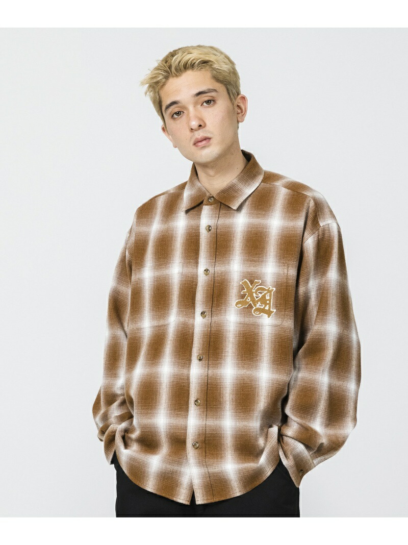 楽天市場】【SALE／50%OFF】XLARGE PATCHED FLANNEL SHIRT シャツ