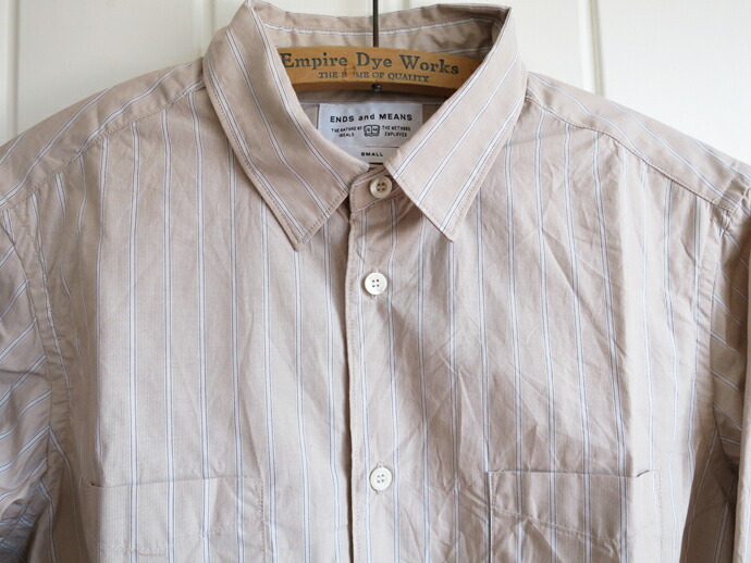 楽天市場】ENDS and MEANS Aldous Shirts / Stripe エンズアンド