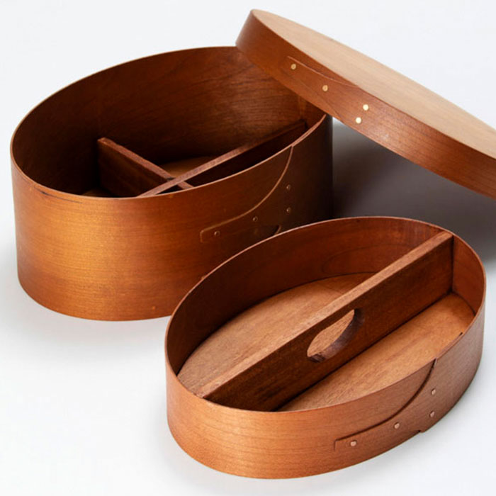 楽天市場】裁縫道具入れ シェーカーソーイングボックス 2段 シェーカー