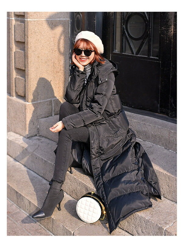 楽天市場】【スカーフおまけ】超ロングダウンコート ダウン90% 真冬