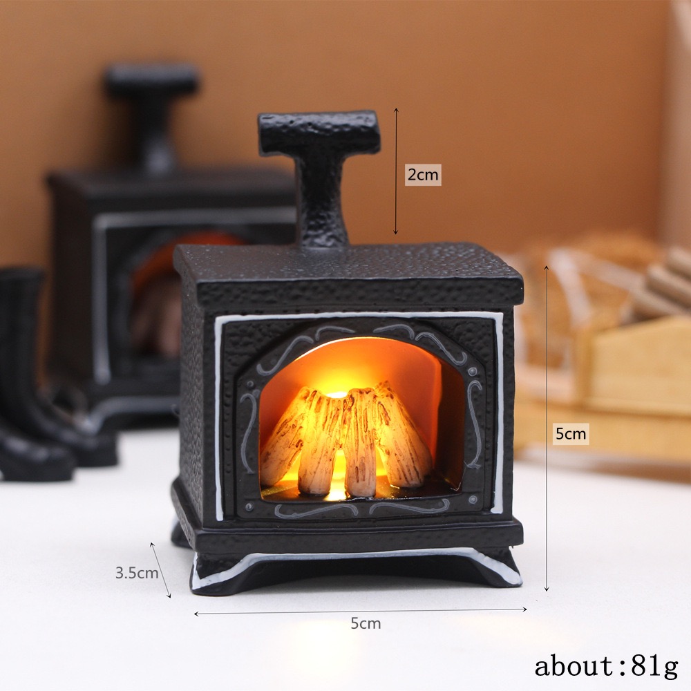 楽天市場】90000385（1点）ミニチュア焚き木ストーブ ドールハウス暖炉