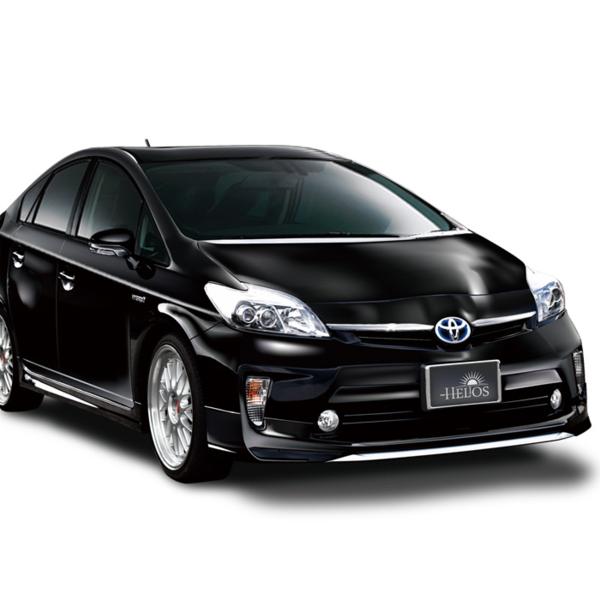 楽天市場】ZVW30系 プリウス 後期 フロント ハーフ スポイラー メッキ