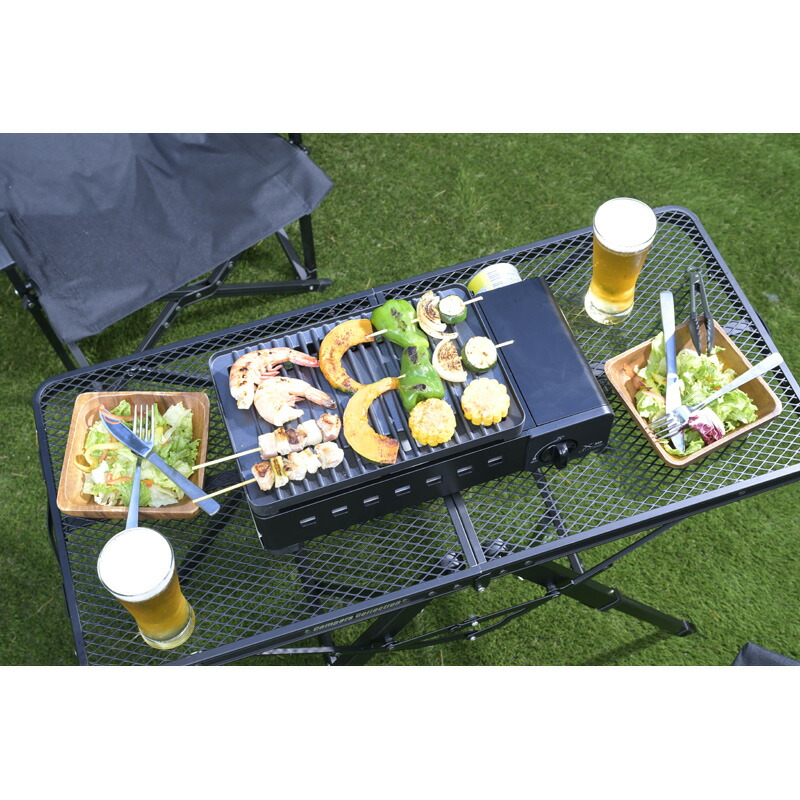 楽天市場】YAMAZEN 山善 減煙カセットガスグリルポータブル YGM-GS1(B