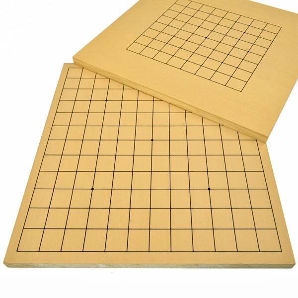 楽天市場】囲碁盤 木製新桂13路9路盤 ※囲碁入門に定番の13路9路表裏の