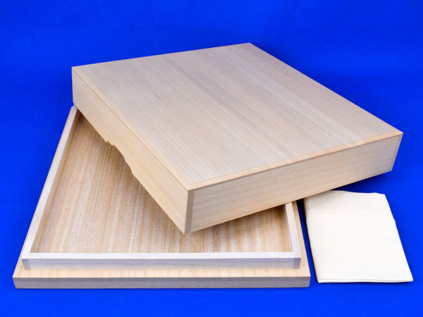 楽天市場】桐覆い(底付) 2寸卓上将棋盤用 ※布カバー付き : 将棋囲碁