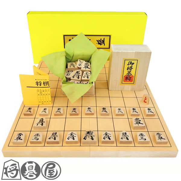 楽天市場】木製将棋盤セット 新桂7号折将棋盤セット 駒にやさしい