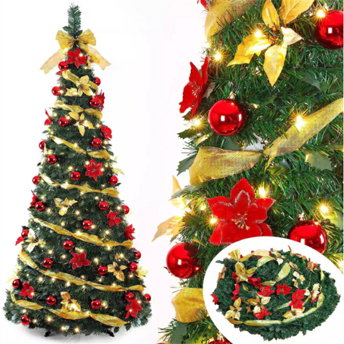 楽天市場】送料無料 超速組立 クリスマスツリー120cm 150cm 180cm 被せ