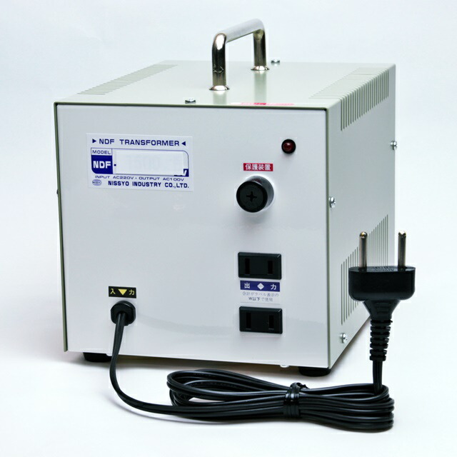 楽天市場】【変圧器】【海外用】 日章工業 ダウントランス 定格容量