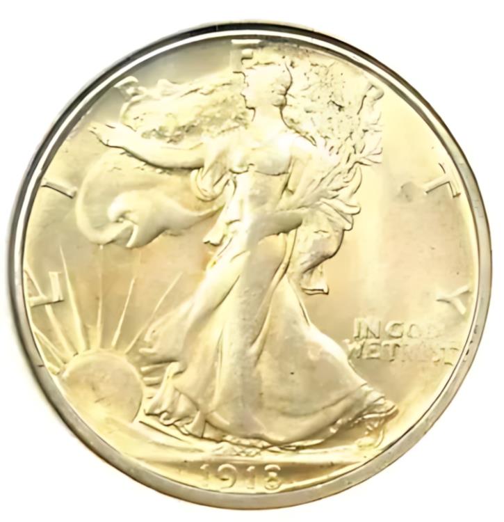 楽天市場】1918-S ウォーキング リバティ ハーフダラー 50C コイン