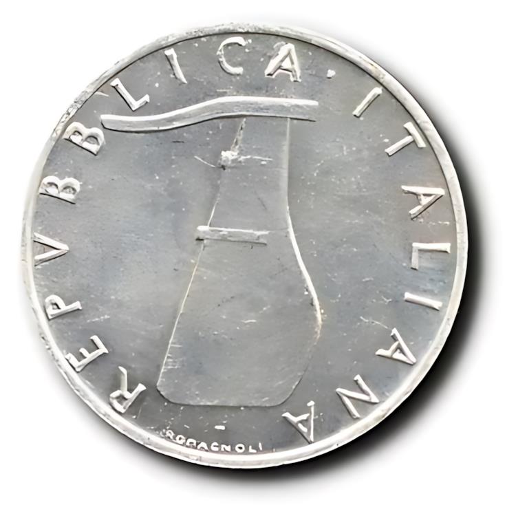 楽天市場】1954-R イタリア 5 リラ Choice AU : 世界の紙幣・金・銀