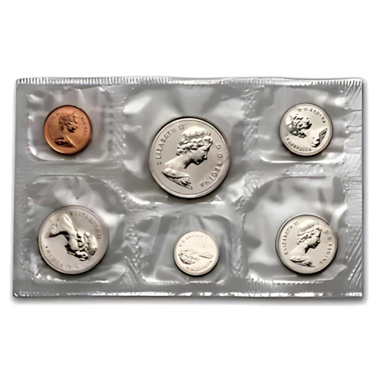 楽天市場】1969-1995 カナダ 6 コイン プルーフライク セット : 世界の