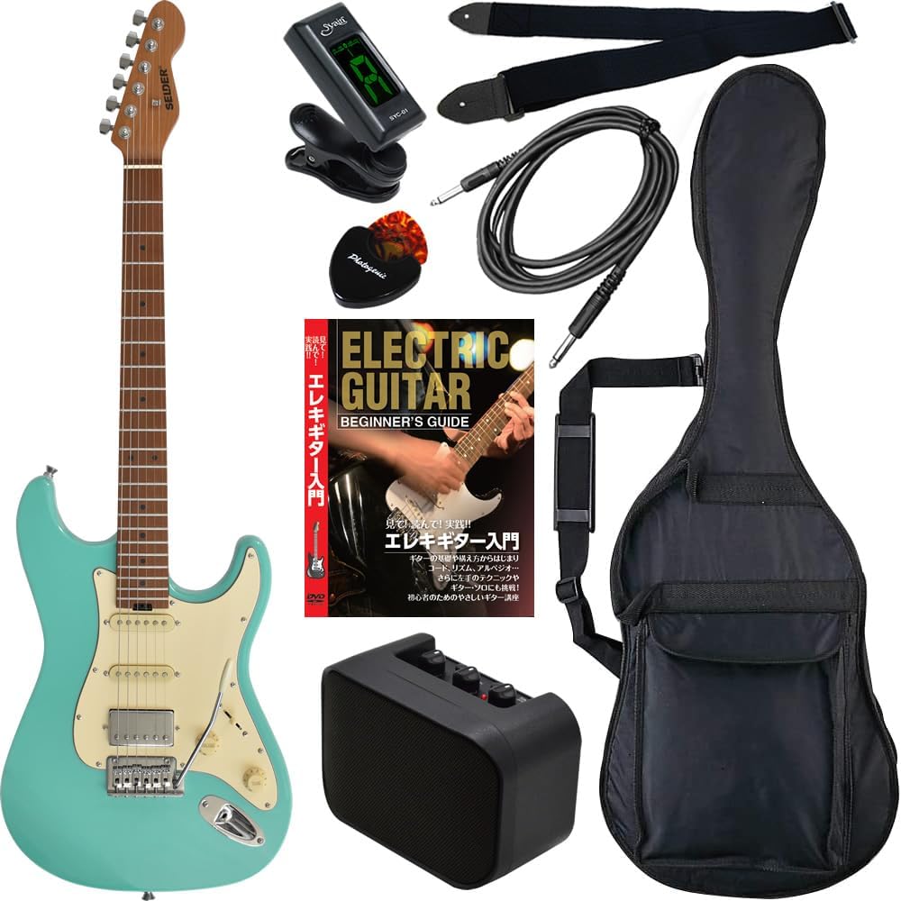 楽天市場】エレキギター SELDER ST-33RM リミテッドセット 【 ロース