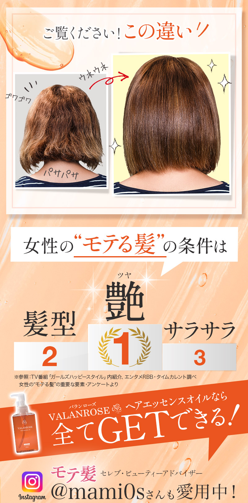 楽天市場】【香りから選べる】バランローズ ヘアエッセンスオイル 50