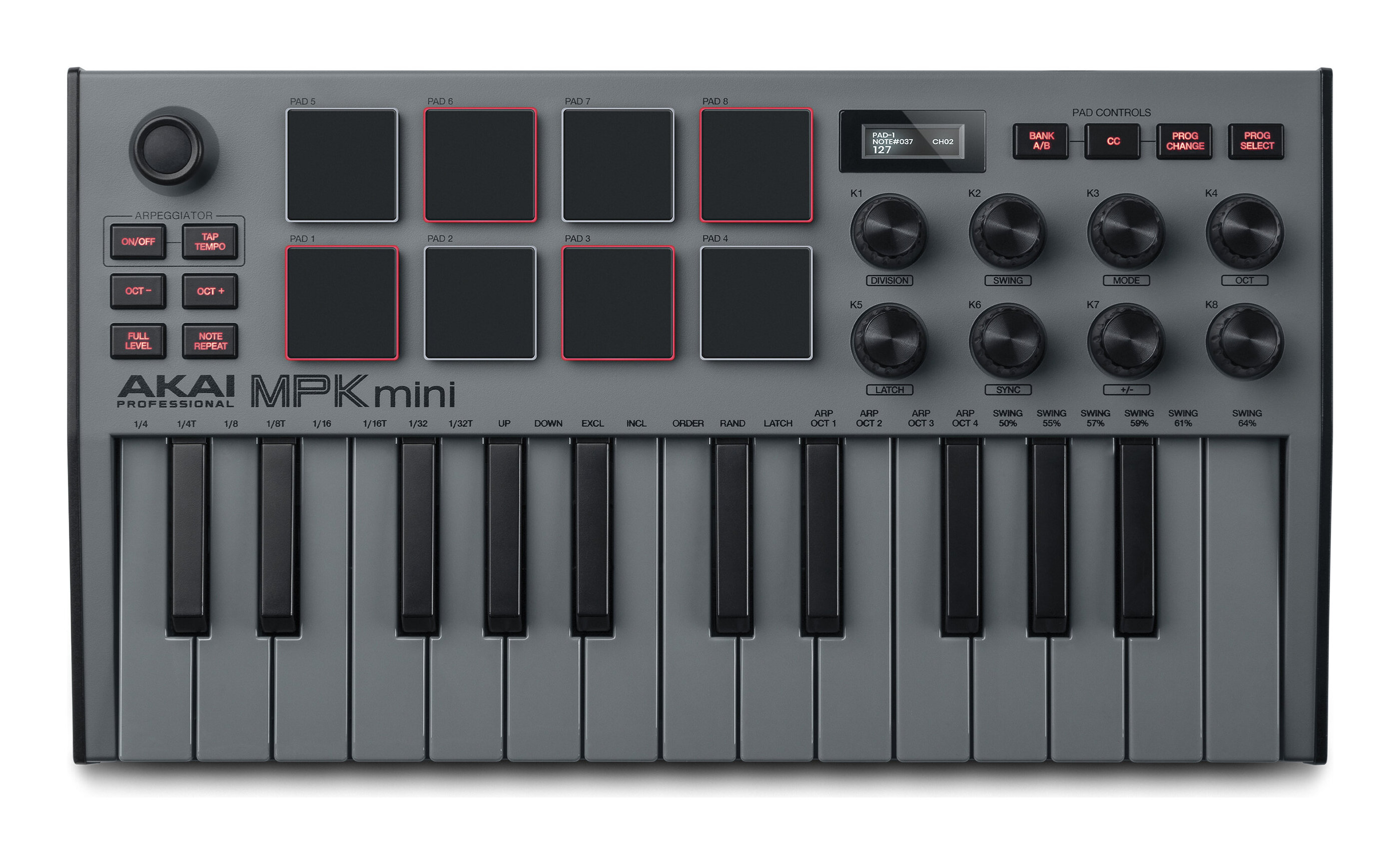 楽天市場】AKAI Professional MPK mini Special Edition Grey 25鍵 USB