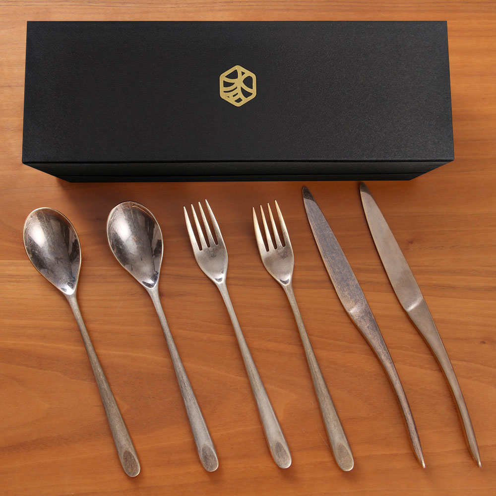 楽天市場】ヴィンテージ風 カトラリー アンティーク ゴールド 懐 KAI