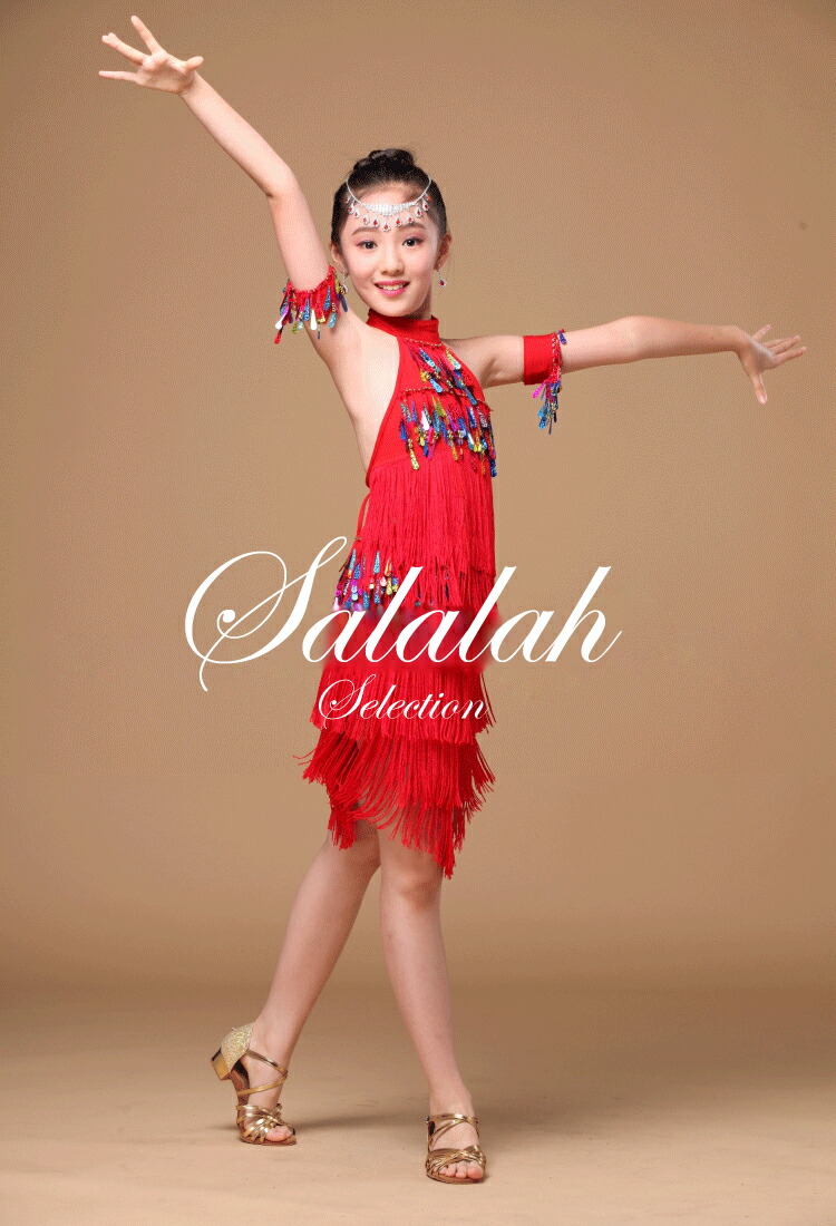 楽天市場】キッズ 子供用 社交ダンス (4点セット) スカート