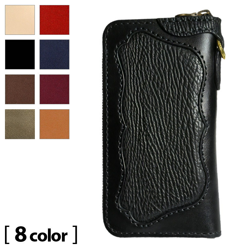 楽天市場】【サムライクラフト】 ラウンドファスナー ロングウォレット