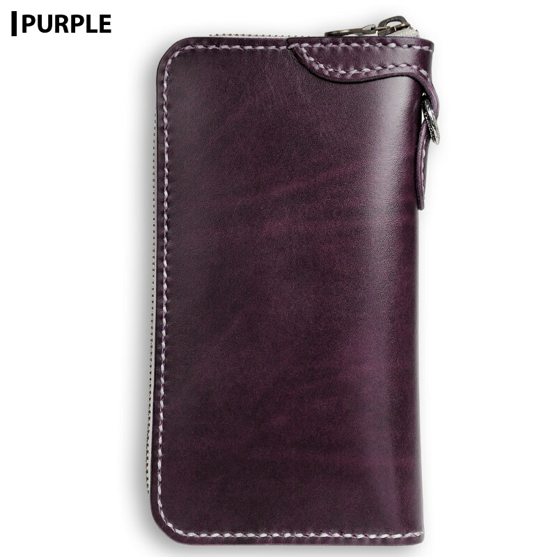 楽天市場】【サムライクラフト】 ラウンドファスナー ロングウォレット