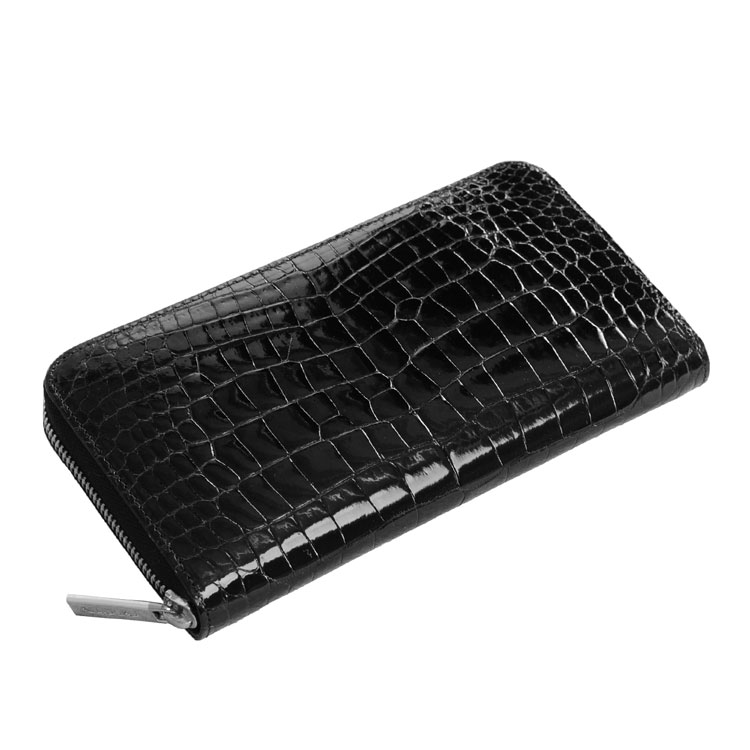 楽天市場】クロコダイル 長財布 レディース シャイニング 加工 日本製