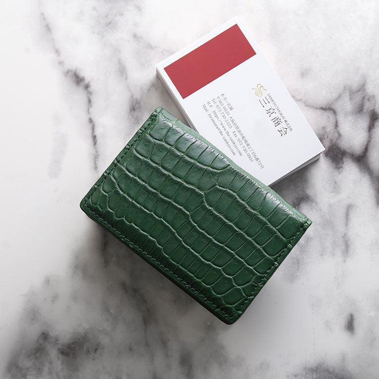 楽天市場】【5%offクーポン】クロコダイル 名刺入れ 無双 レディース