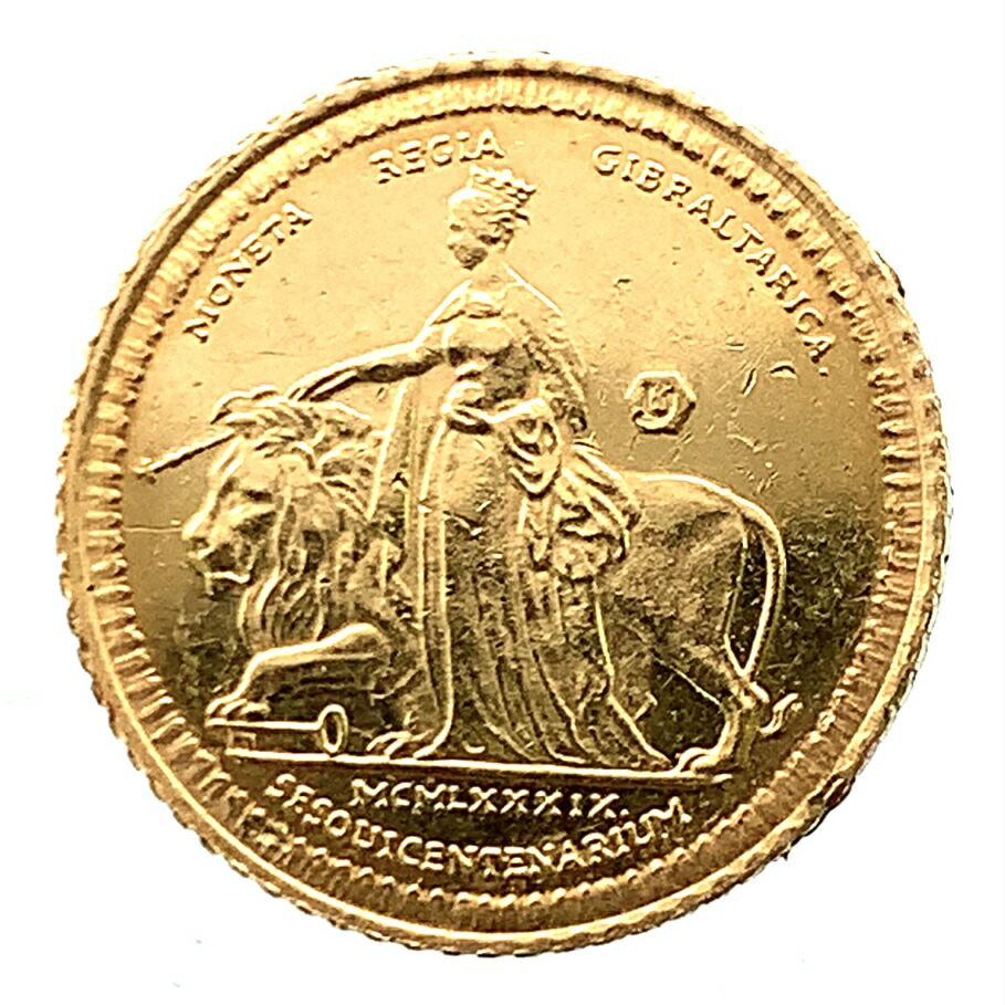 楽天市場】ウナとライオン金貨 ジブラルタル イエローゴールド 22金
