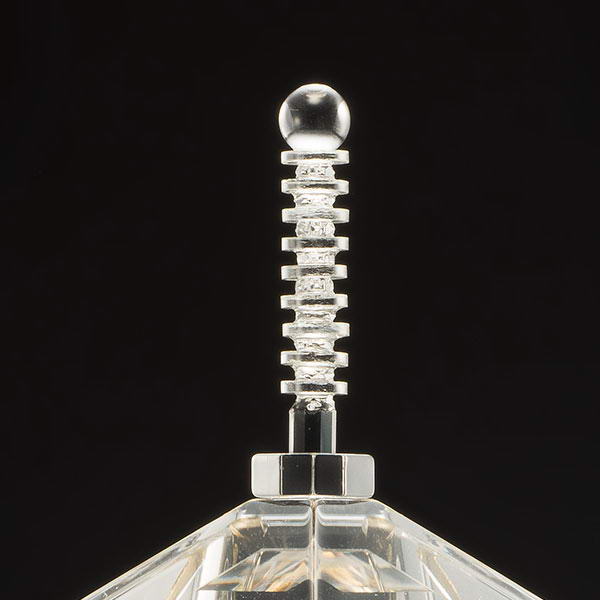 楽天市場】甲州水晶貴石細工 水晶五重塔 - 田中佑幸作、証明書付き