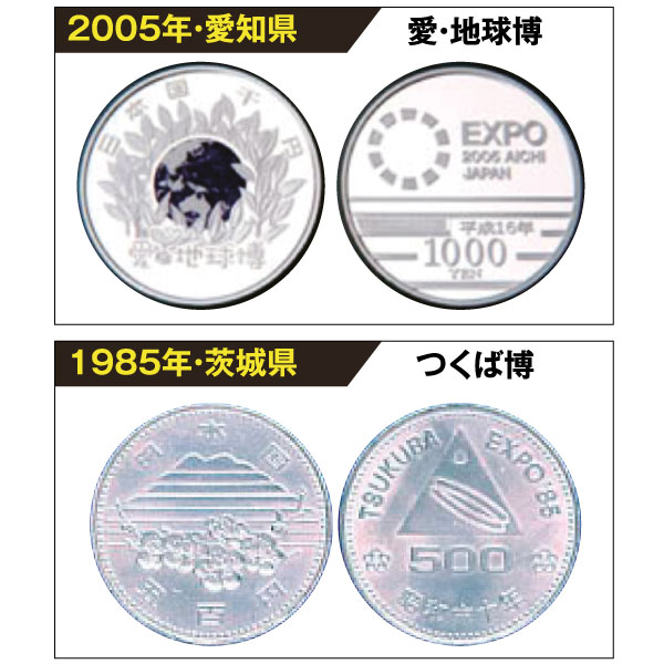 楽天市場】万博記念貨幣6枚セット 日本開催の全5回＋2025年大阪万博