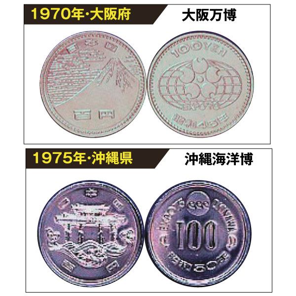 楽天市場】万博記念貨幣6枚セット 日本開催の全5回＋2025年大阪万博