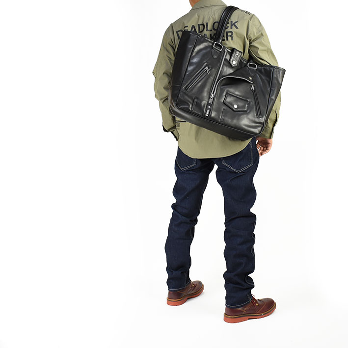 楽天市場】Schott ショット LEATHER RIDERS TOTE BAG レザー