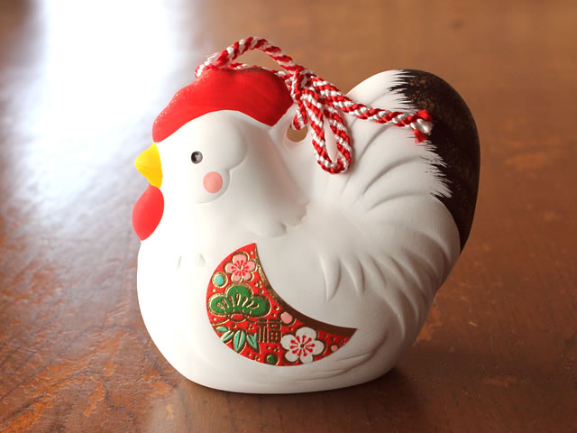 楽天市場】【アウトレット】招福シリーズ 酉16 錦彩招福寿々酉 土鈴 中