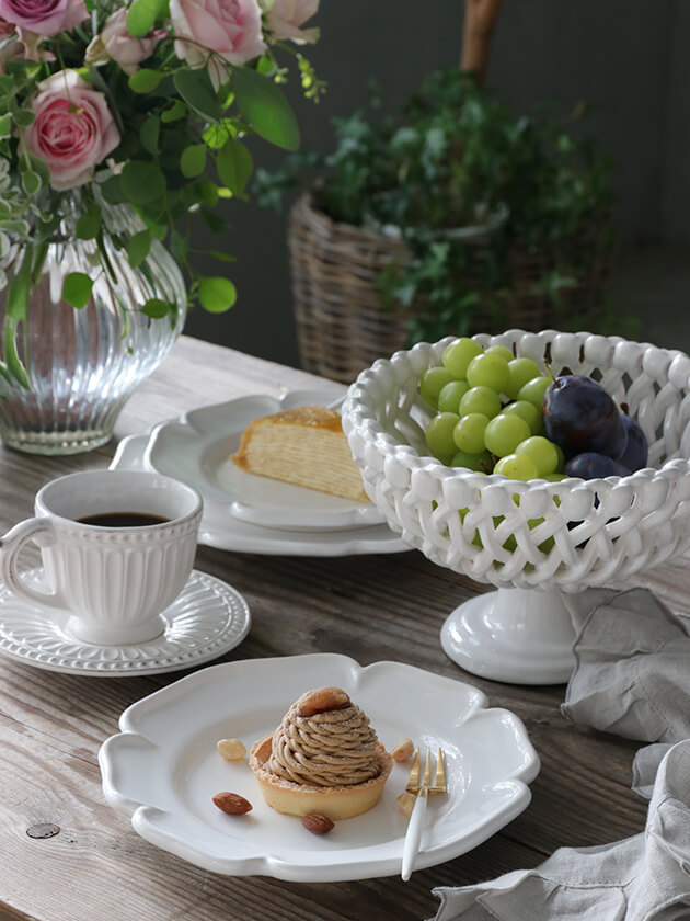 楽天市場】≪30％OFF≫ デザートプレート 22cm ホワイト Maison Pichon