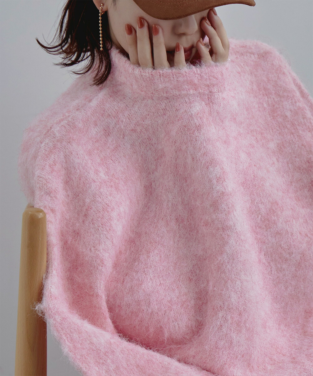 楽天市場】モヘアライクオーバーニット トップス ニット レディース