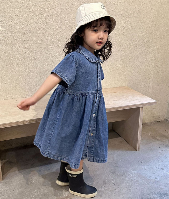 楽天市場】2type ワンピース/パンツセット デニム セットアップ 子供服