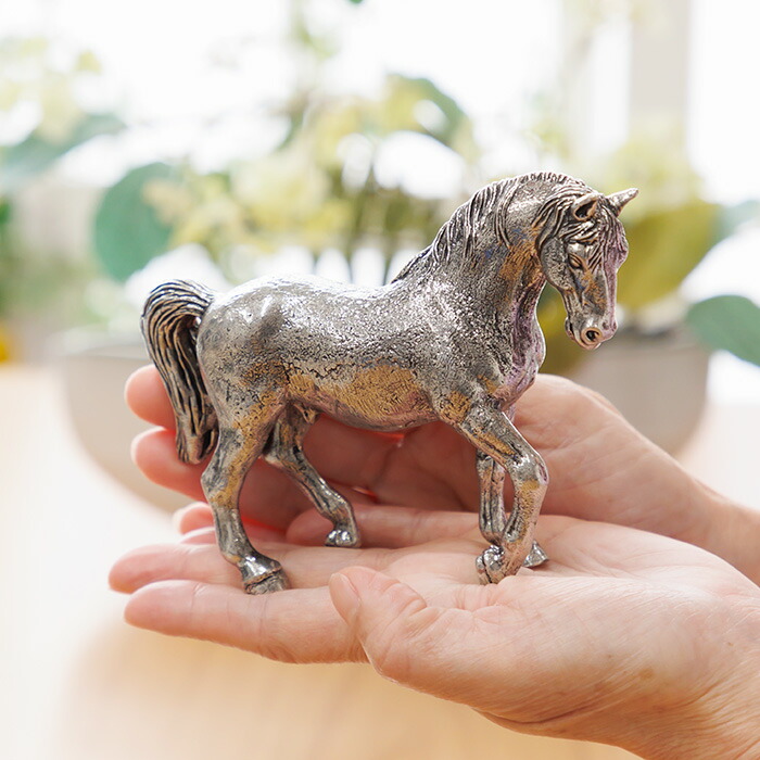 楽天市場】【公式 薩摩錫器工芸館】 干支の置物 うま 馬 午 縁起物