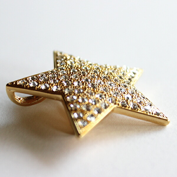 楽天市場】スター 星 STAR ブローチ ゴールド ラインストーン パヴェ