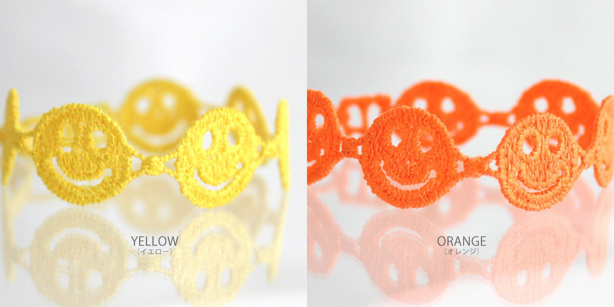 楽天市場】スマイル ブレスレット 2本セット ミサンガ アンクレット