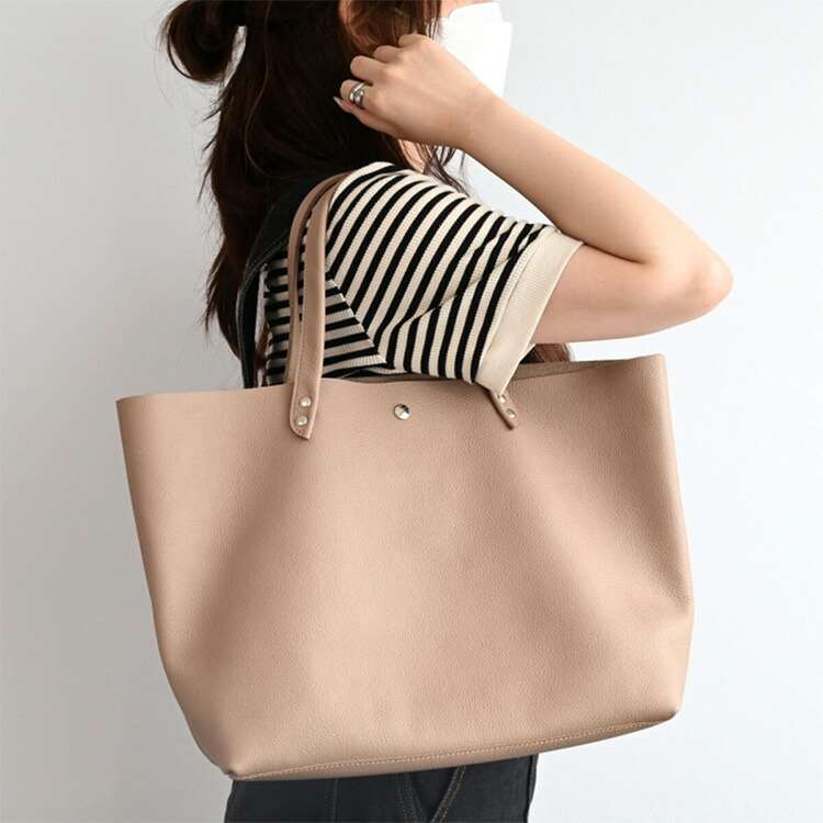 楽天市場】トートバッグ A4 【 シュリンクレザー 】 本革 姫路レザー