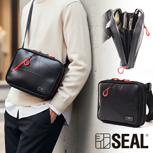 楽天市場】オーガナイザー ショルダーバッグ MAX メンズ SEAL シール