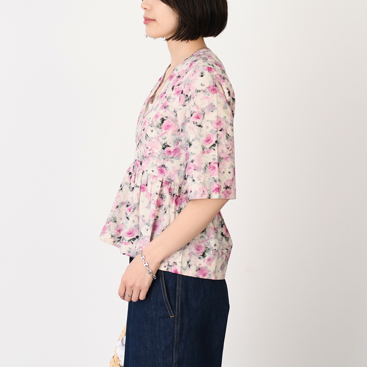 楽天市場】GANNI ガニー トップス フローラル ブラウス シャツ F8710