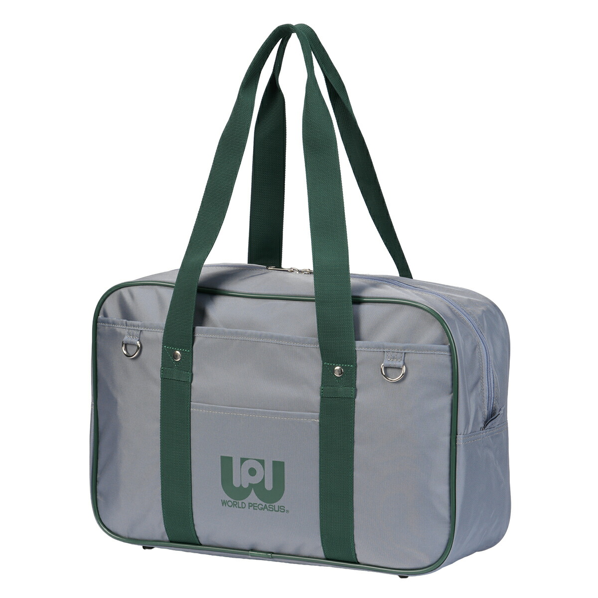 楽天市場】スクールバッグ ワッペ（カラーグレー）の通販