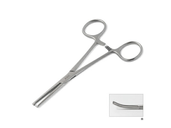 楽天市場】コッヘル止血鉗子 - 185mm 曲 有鈎 1袋/1本入 AWL : SEM